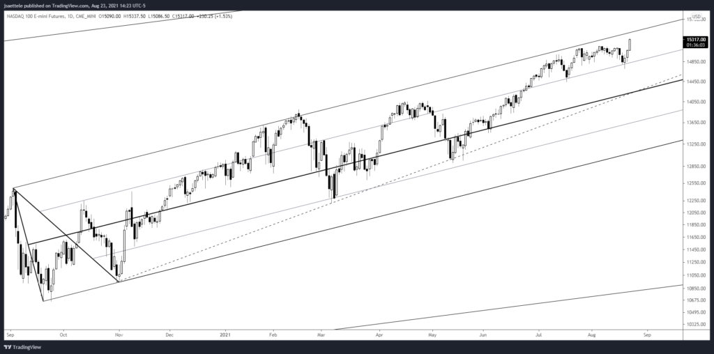 Nq1 2021 08 23 14 23 55 1024X508 - Market Update 8/23 - Possible Equity Index Top Levels