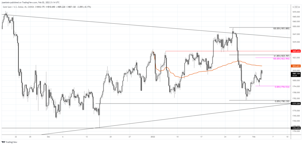 Xauusd 2022 02 02 15 14 56 1024X490 - Market Update 2/2 - SPX into Resistance